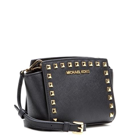 michael kors selma small studded|Michael Kors selma crossbody bag.